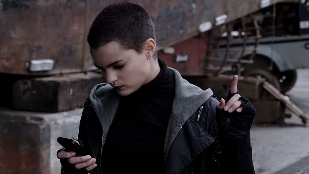 Brianna Hildebrand as Negasonic Teenage Warhead in Deadpool