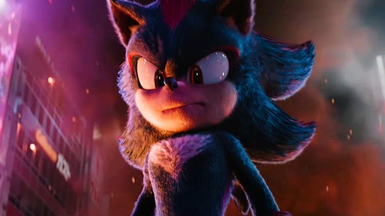 Shadow the Hedgehog looking tough