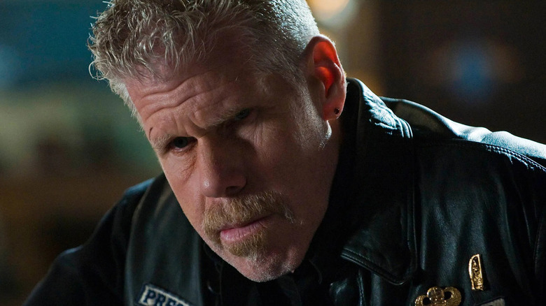 Ron Perlman as Clay looking thoughtful