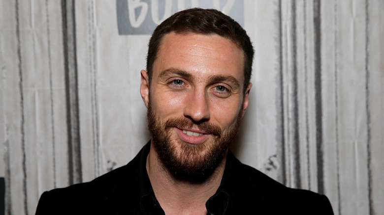 Aaron Taylor-Johnson smiling