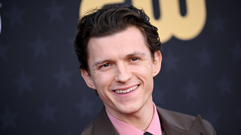 Tom Holland smiling