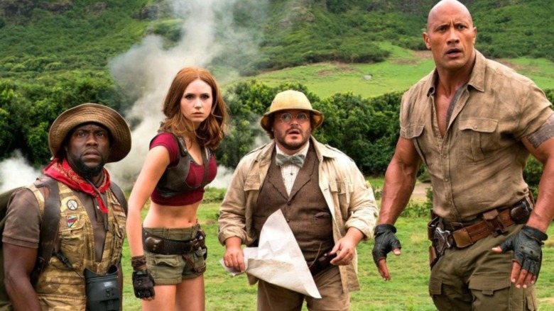 The cast of Jumanji