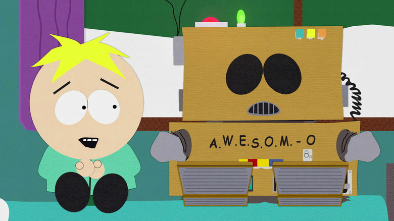 Butters talking to Awesom-O