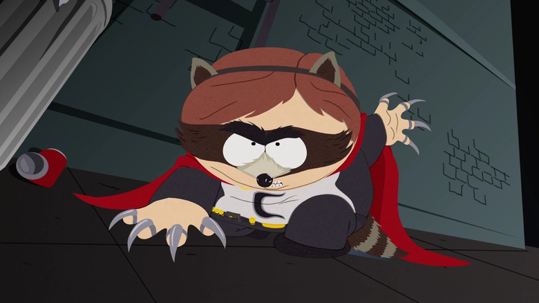 Cartman in his hero costume