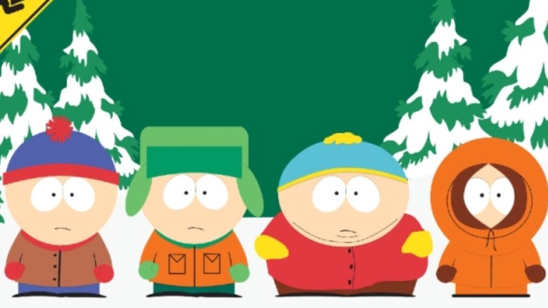 South Park's Stan, Kyle, Cartman, and Kenny