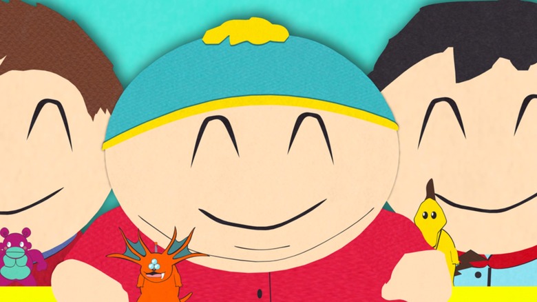 Cartman and friends in Chinpokomon