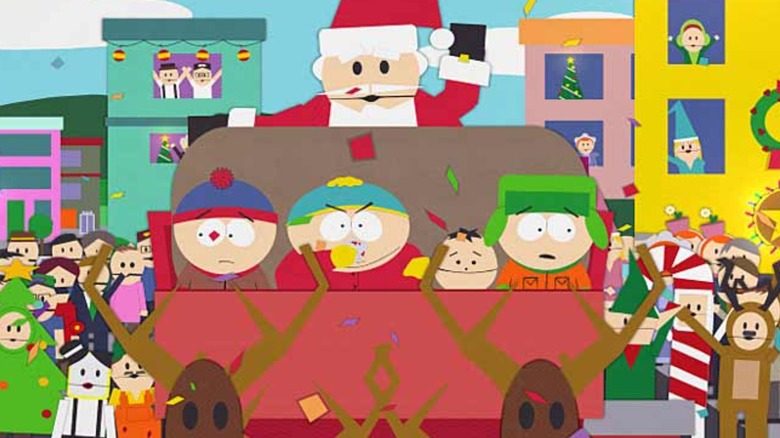 Stan, Cartman, Ike, and Kyle in Canada