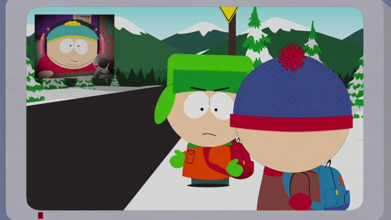 Cartman comments on Kyle and Stan