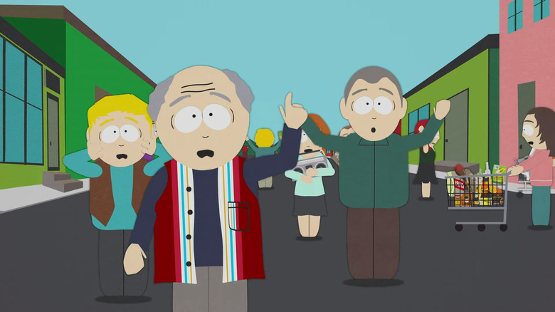 South Park adults panicking