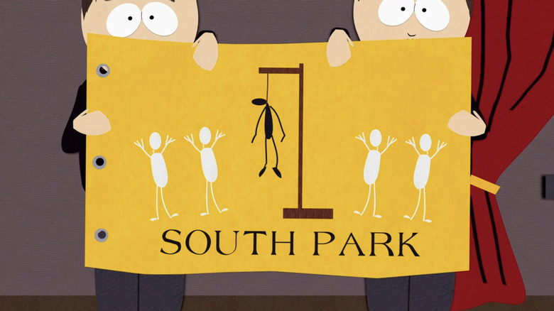 The racist flag of South Park