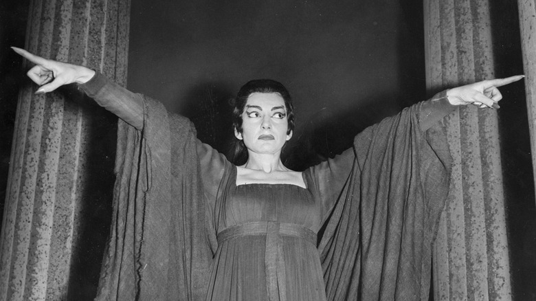 Maria Callas perfroming