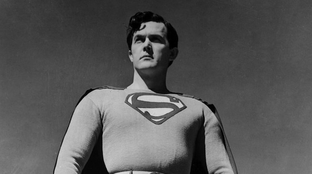 Kirk Alyn Superman monochrome