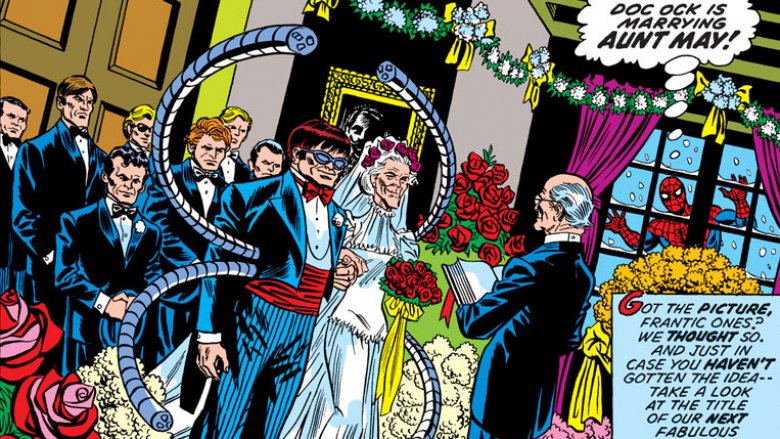 Aunt May marries Doctor Octopus