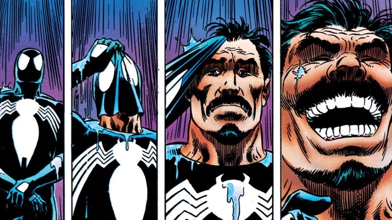 Kraven takes off black Spider-Man mask