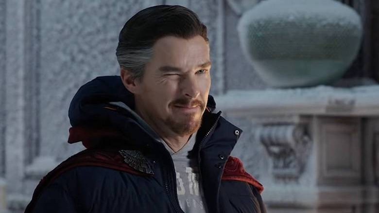 Doctor Strange winking