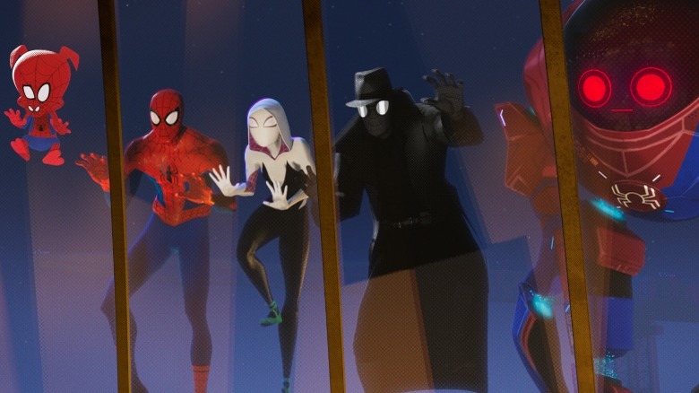 Spider-Man Noir with others