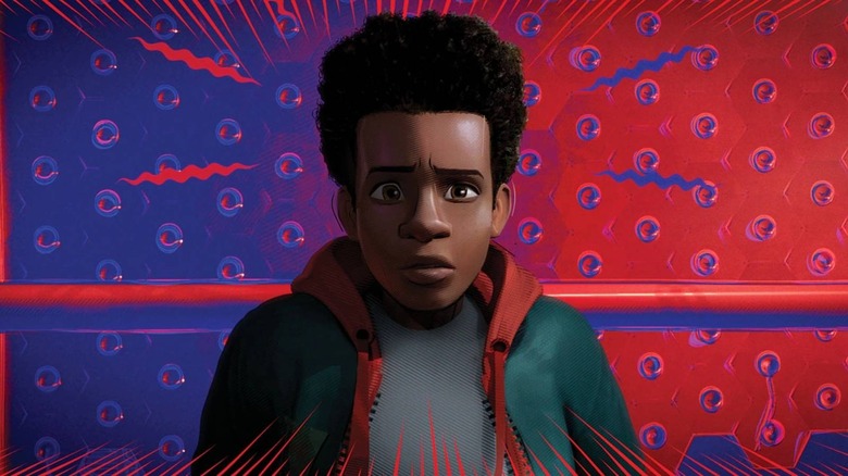 Miles Morales feeling spider sense