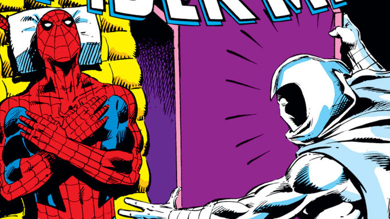 Moon Knight finds Spider-Man in coffin