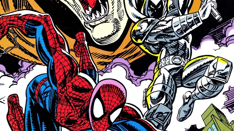 Spider-Man and Moon Knight fight Demogoblin