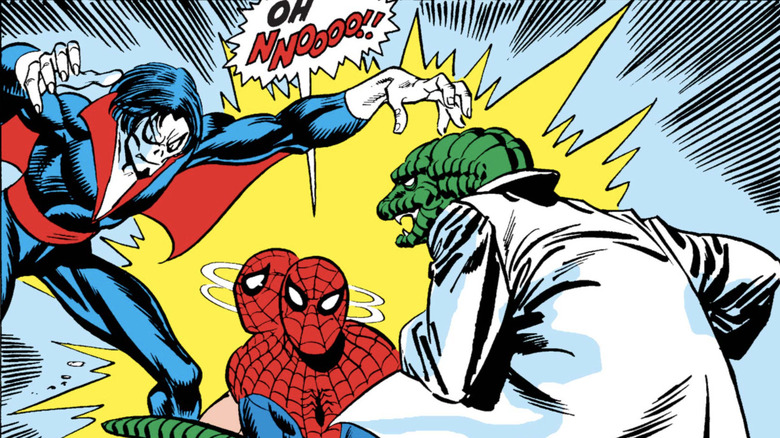 Morbius, Spider-Man, and the Lizard