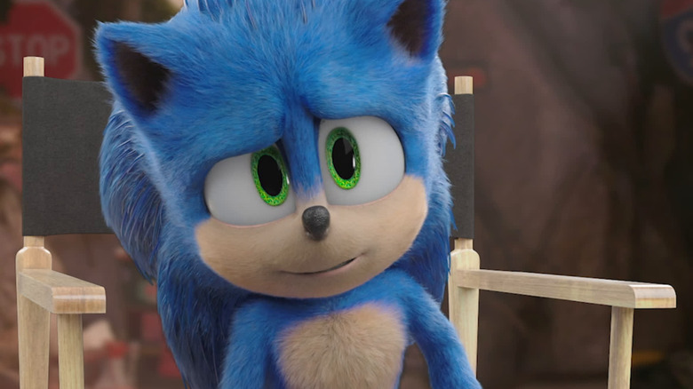 Sonic raises an eyebrow