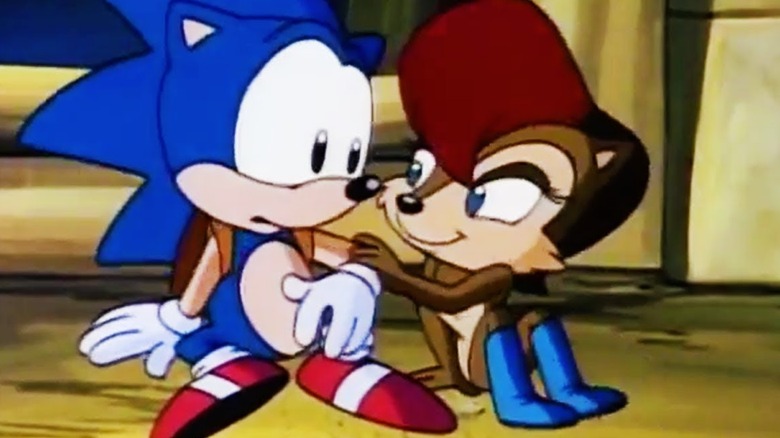 Sally comforts Sonic