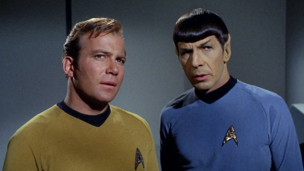 William Shatner and Leonard Nimoy in Star Trek