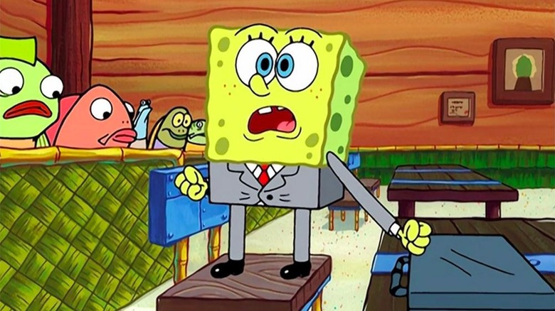 SpongeBob as a lawyer