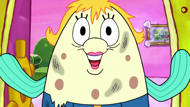 Mrs. Puff dirtied up and stressed