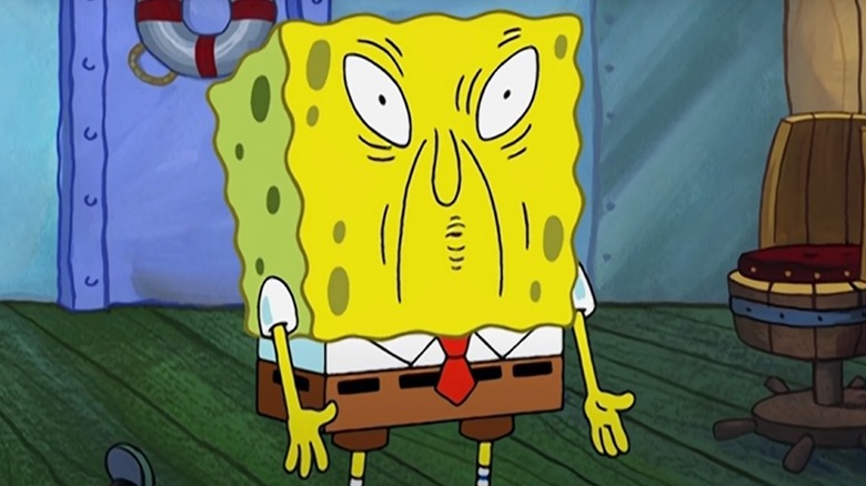 Spongebob Meme Face