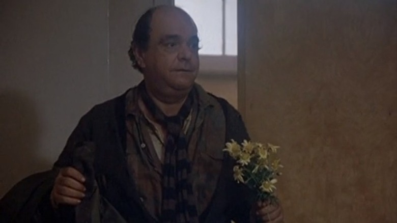 James Coco brings flowers