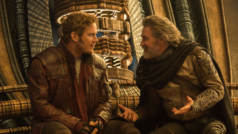 Star-Lord meets his father Ego