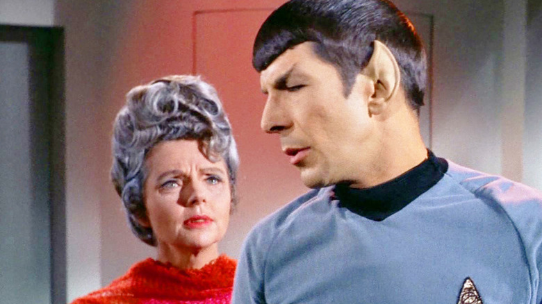 Amanda pleads with Spock