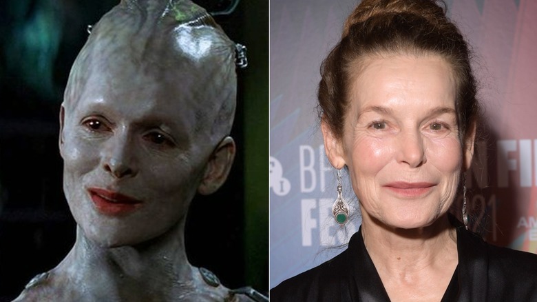 Borg Queen beside Alice Krige