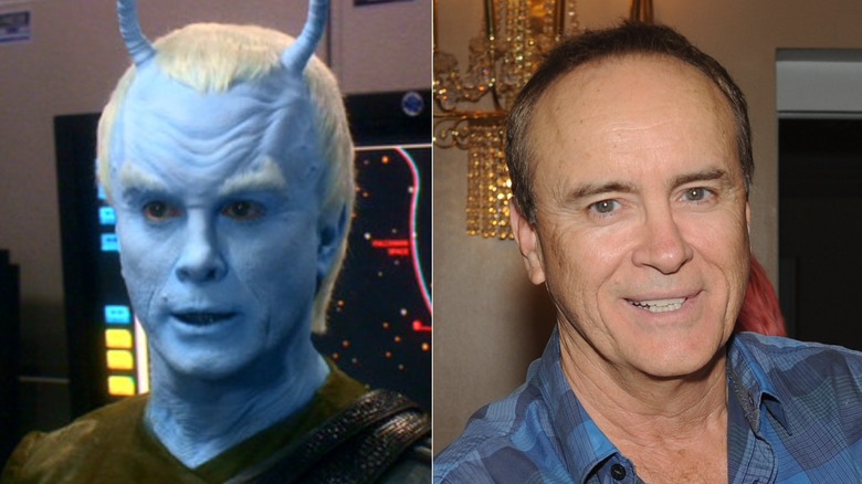 Shran talking beside Jeffery Combs