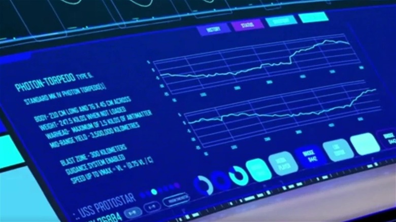 Photon torpedo monitor