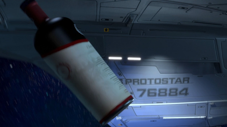 A bottle of wine heads towards the Protostar