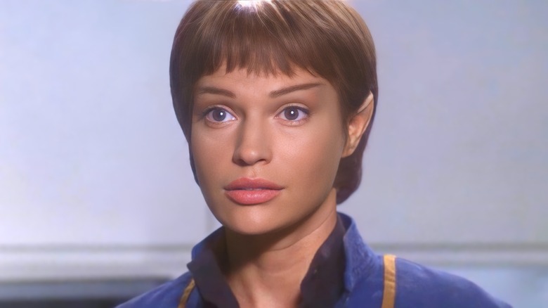 T'Pol smiling