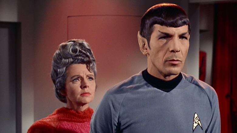 Amanda and Spock look right