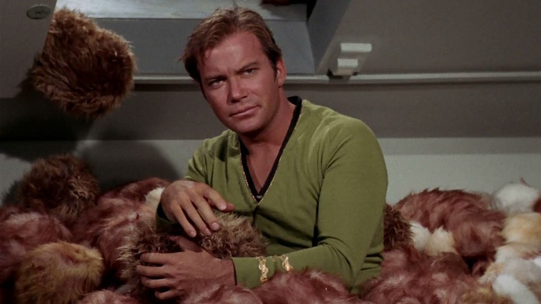 Captain Kirk buried in Tribbles