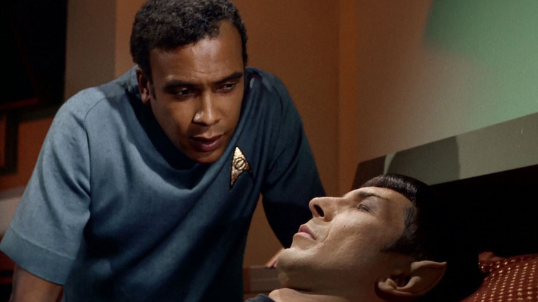 Booker Bradshaw as the original Dr. M'Benga on Star Trek
