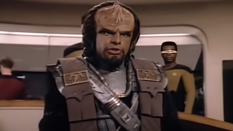 Worf angry