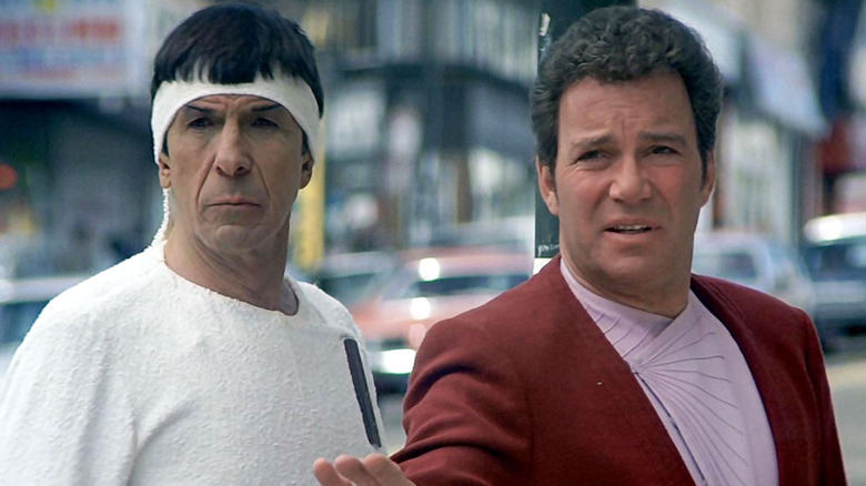 Spock and Kirk on street