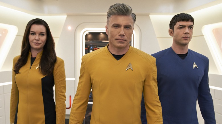 Captain Pike leads his crew