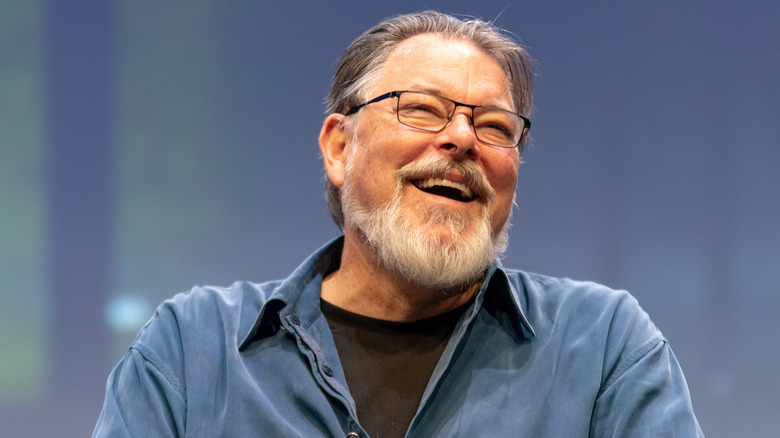 Jonathan Frakes laughing