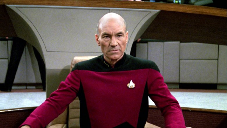 Patrick Stewart as Picard form Star Trek: The Next Generation