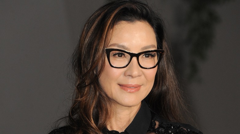 Michelle Yeoh wearing glasses