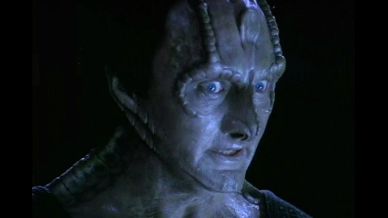 Garak looks at Nog