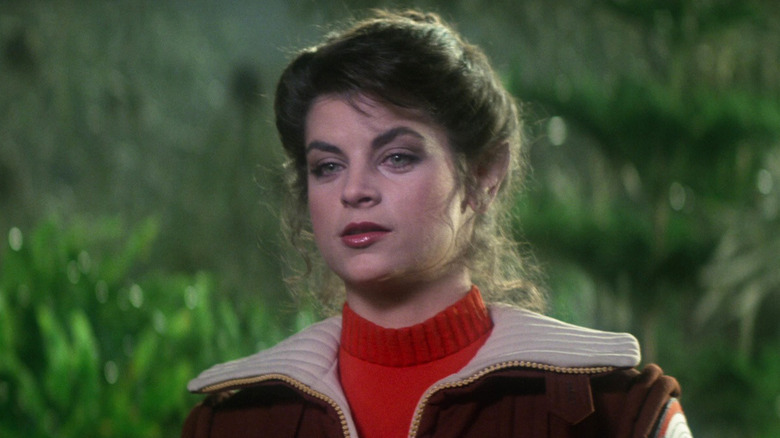 Lt. Saavik (Kirstie Alley) in the Genesis cave in Star Trek II: The Wrath of Khan