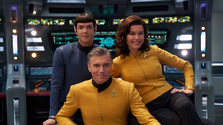 Spock, Pike, and Number One on 'Star Trek: Strange New Worlds'